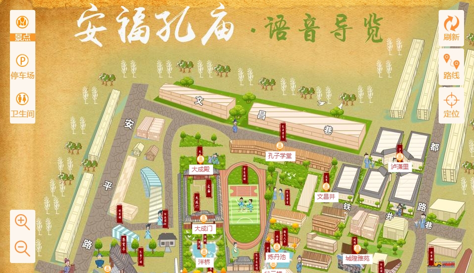 宾阳手绘地图：智慧景区智能化服务的延伸